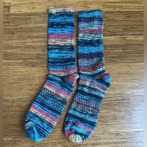 BOMBAS Unisex Tie Dye Stripe Calf Socks